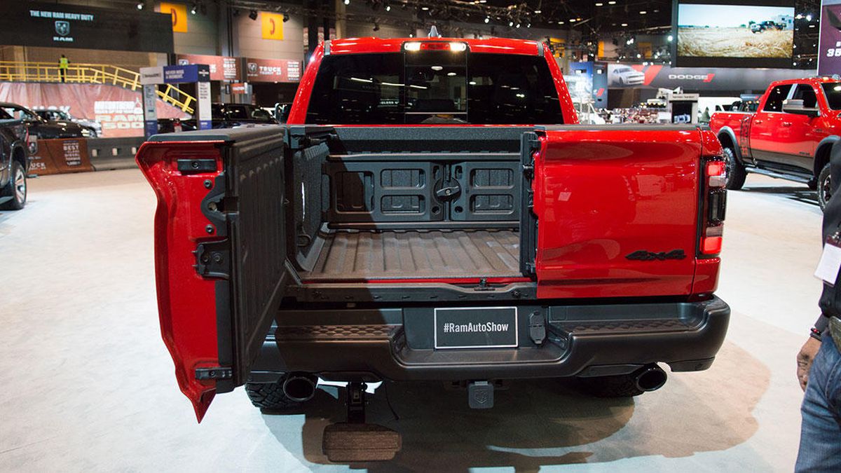 Ram's Multifunction Tailgate can open like French doors - Roadshow